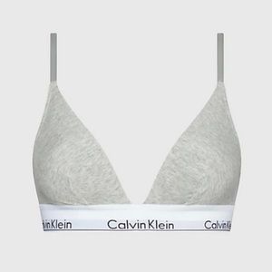 NWT Calvin Klein Triangle Cotton Padded Bra Adjustable Strap Size X-Large